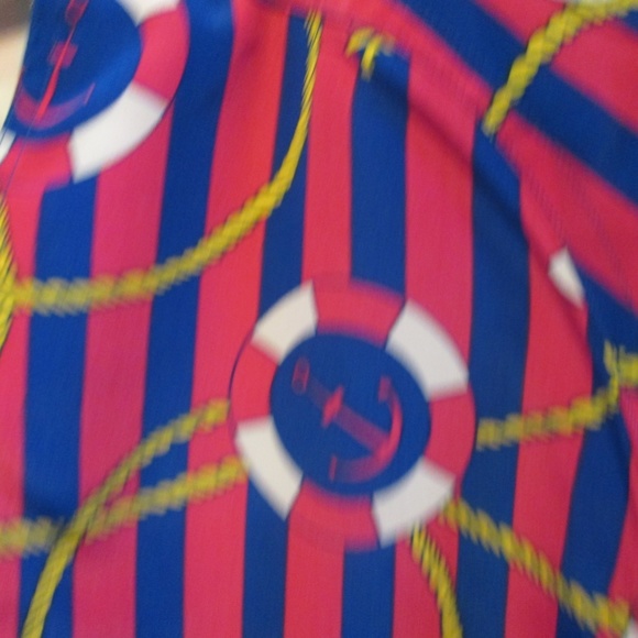 VtG Sail Away designed for Royal Cruise Line  NAUTICAL PINK/BLUE jacket Sz M - Picture 4 of 13